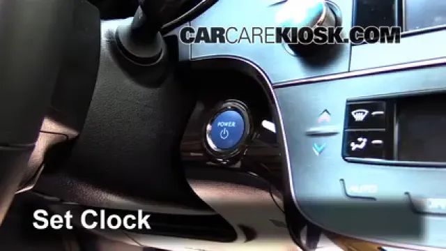 2014 Toyota Avalon Hybrid XLE 2.5L 4 Cyl. Horloge Régler l'horloge